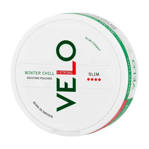 Nikotinové sáčky VELO Winter Chill X-Strong Slim