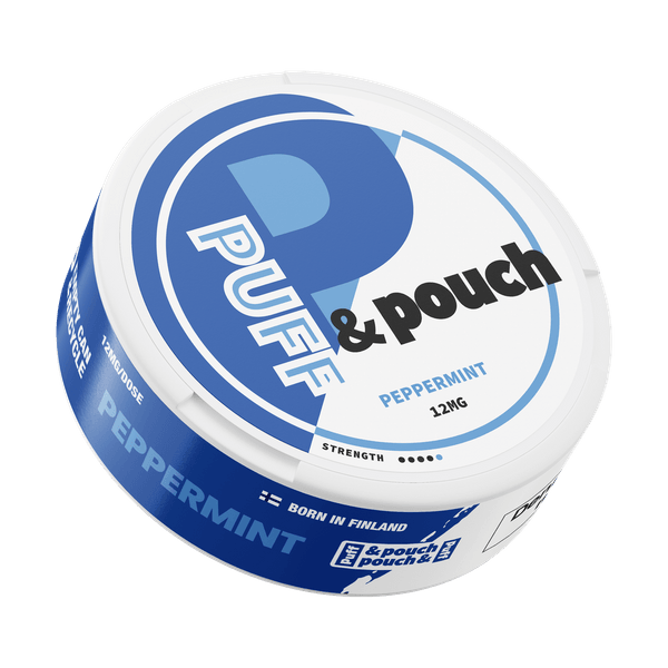 Pochette di nicotina Puff and Pouch Peppermint 12mg